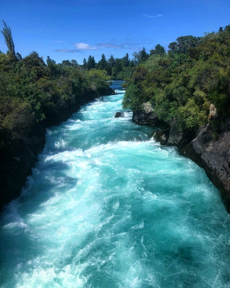PVT Nouvelle Zélande : démarches sur place : Huka Falls