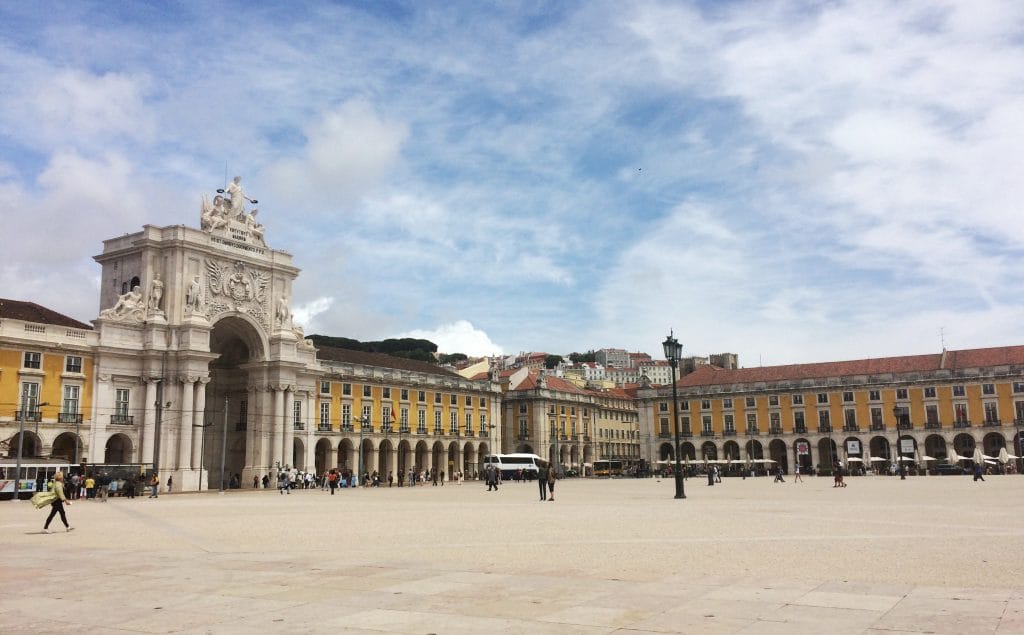 Que faire à Lisbonne : Place du commerce
