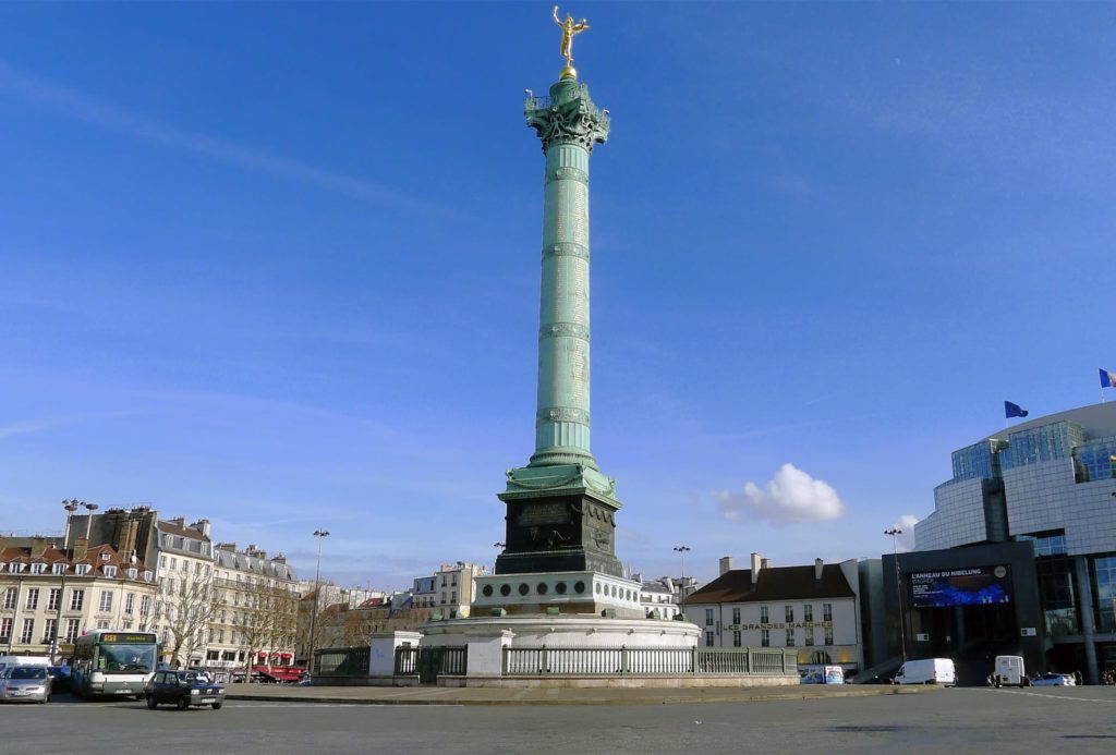 Que faire à Paris : Place de la Bastille