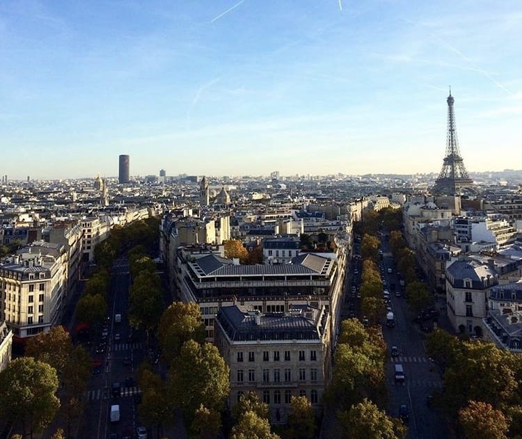 Que faire à Paris : Vue depuis l'arc de Triomphe