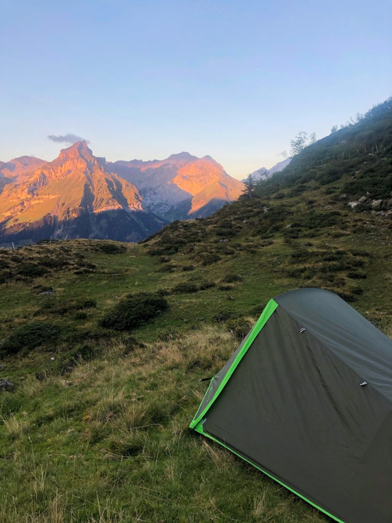 Via Alpina : Traverser la Suisse à pied : Spot à côté du lac Trübsee