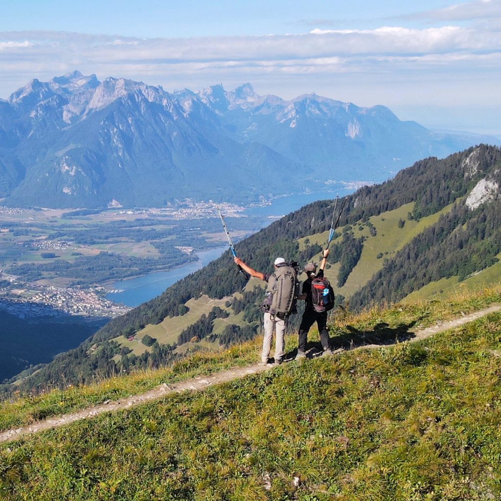 Via Alpina : Traverser la Suisse à pied : Objectif en vu : le lac Lemandata-id=