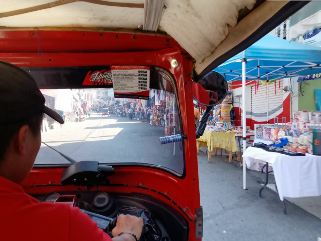 Passer la frontière Mexique-Guatemala : Tuktuk