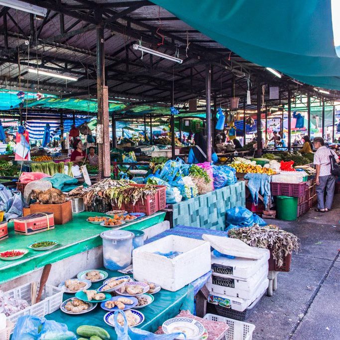 Itinéraire de 3 jours à Brunei : le marché de Tamu Kianggeh